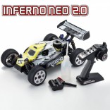 AUTOMODELO KYOSHO INFERNO NEO 2.0 TIPO 4 NITRO MOTOR KE 21 R 4X4 RÁDIO 2.4 Ghz KT-231 KYO 33003T4B